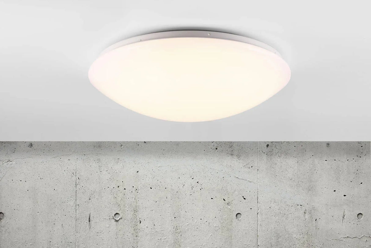 nordlux ask plafondlamp wit rond badkamerlamp 