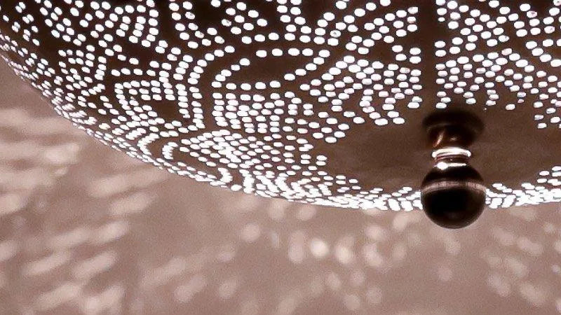 Grote plafondlamp filigrain e27 fitting rond filigrain 