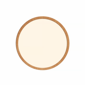 Plafondlamp hout Oja 29 2700k warm wit rond 29cm dimbaar