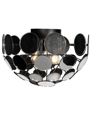 design plafondlamp by rydens zwart en spiegels e27 fittingen 4201980-7004