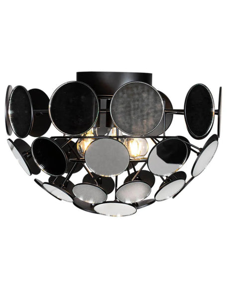 design plafondlamp by rydens zwart en spiegels e27 fittingen 4201980-7004