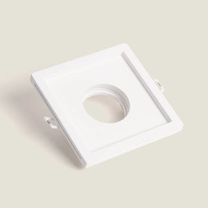 Plafondlamp gips vierkant GU10 inbouwspot
