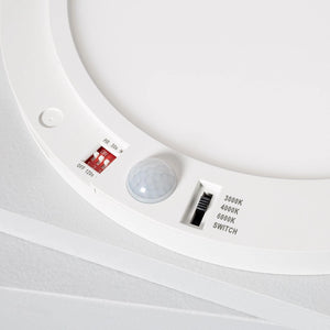 Plafondlamp met sensor wit CCT kleur instelbaar 18W