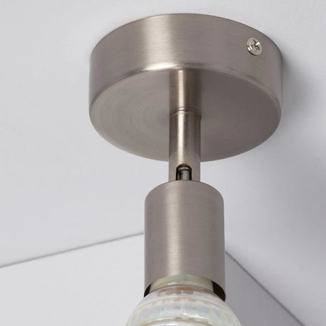 Plafondspot zilver verstelbaar 'Oase' aluminium modern GU10 verstelbaar - FOIR