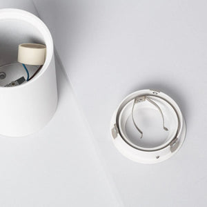 GU10 opbouwspot wit rond downlighter led lamp