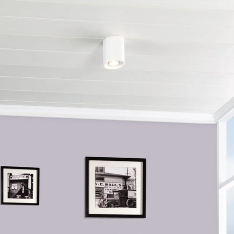 Plafondspot wit downlighter gu10 led lamp rond