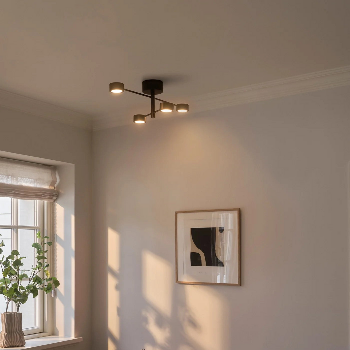 Plafondlamp Clyde led lamp 14W 3-stap dimmer
