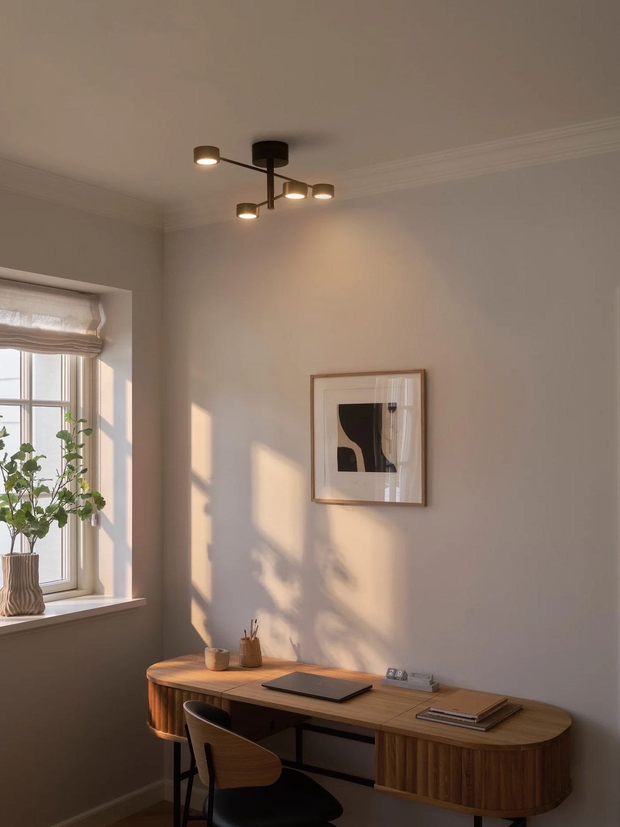 Plafondlamp Clyde led lamp 14W 3-stap dimmer
