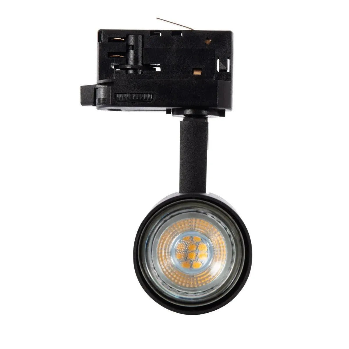 Three Circuit spot zwart metaal Armatuur 3-fase Track voor GU10 lamp - FOIR