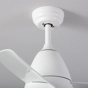 Witte plafondventilator met led lamp afstandsbediening 