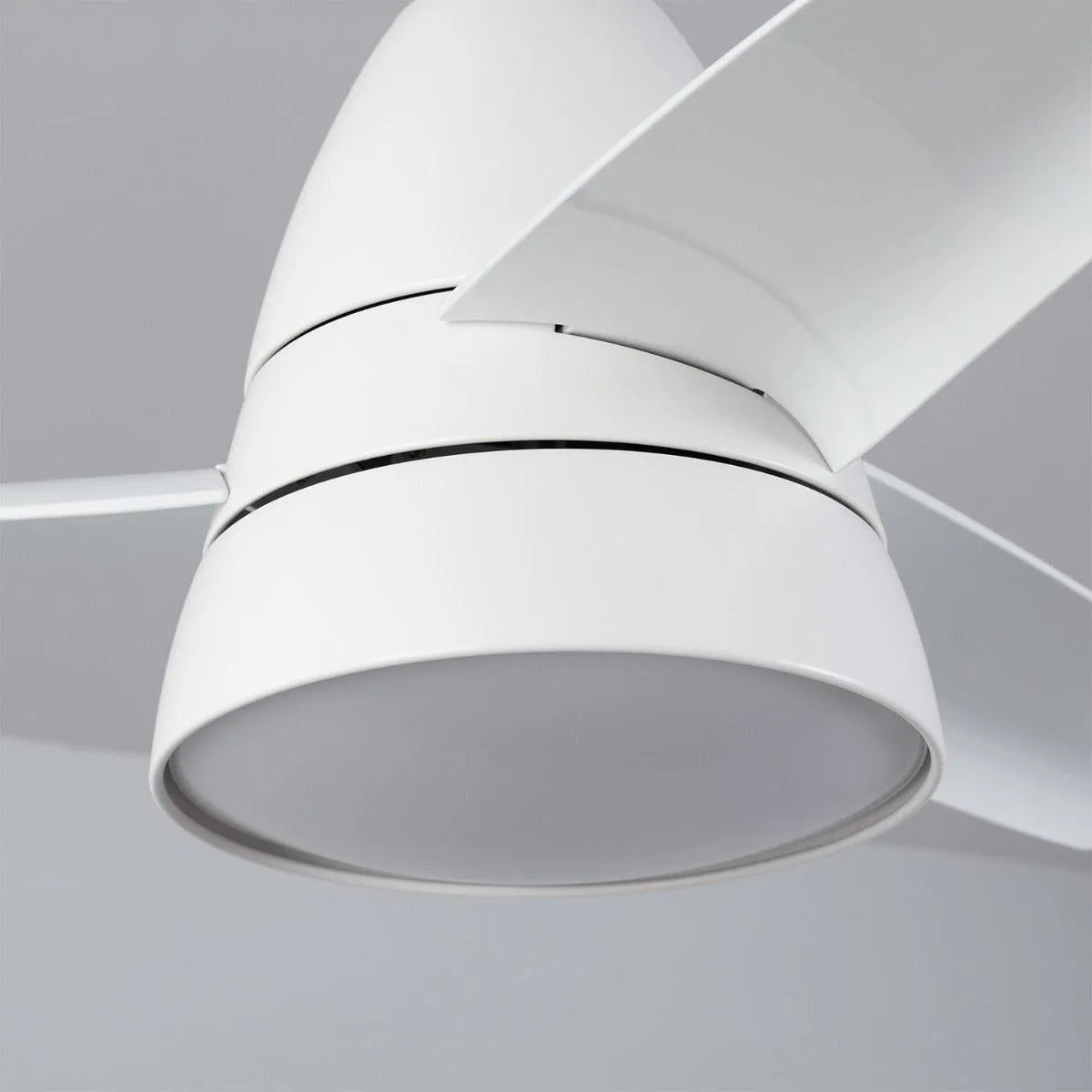 Ventilator met ingebouwde led lamp afstandsbediening warm wit