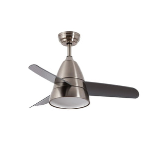 Plafondventilator met led lamp en afstandsbediening rond