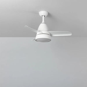 Plafondventilator led lamp afstandsbediening modern wit 