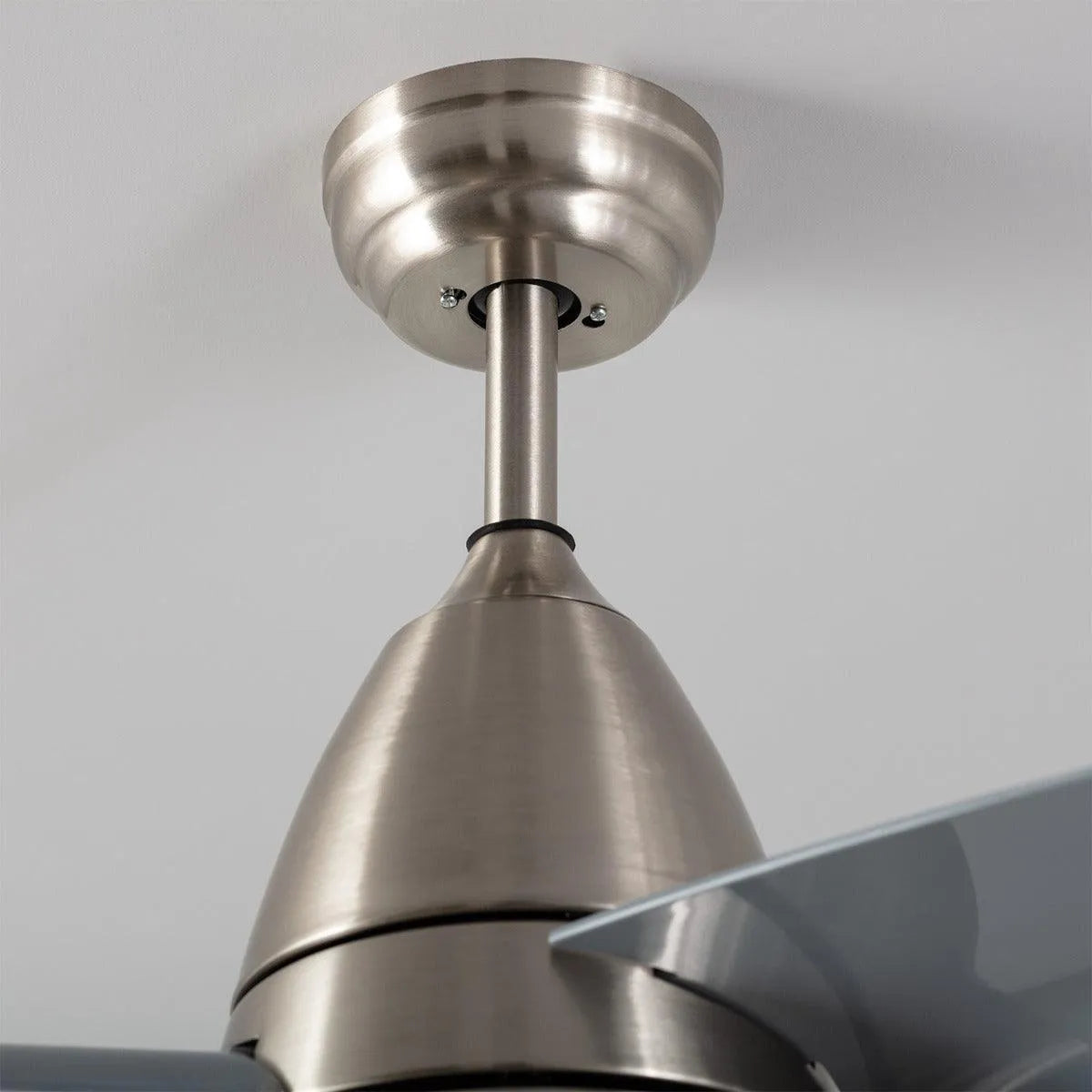 Plafondventilator Stil LED zilver regelbaar licht 91 cm - FOIR