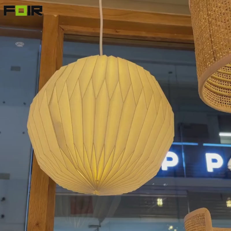 Hanglamp Papier wit E14 fitting Retro Nordlux Belloy 30cm