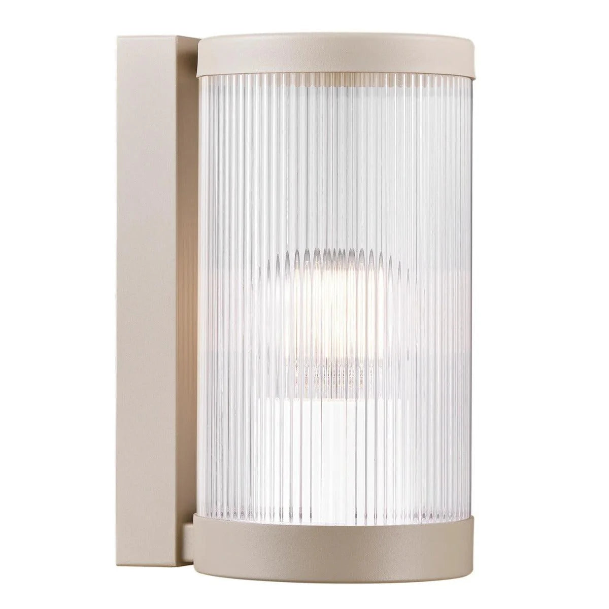 Beige buitenlamp retro E27 fitting Nordlux Coupar 25 cm