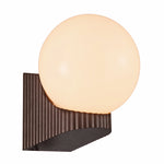 Buitenlamp glas bol 'Hayley' Design buitenlamp metaal 20 cm