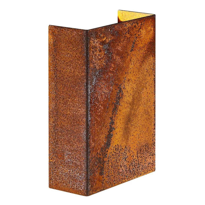 Buiten wandlamp cortenstaal roest Up en down LED Fold 10