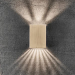 Buitenlamp messing Up en down ingebouwde LED lichtbron "Nordlux Fold 10" 10 cm