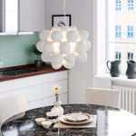 Hanglamp opaal glas 'Gross' By Rydens glas handgeblazen 8x G9 500mm