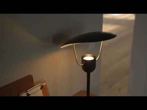 Wandlamp zwart Bedlamp met schakelaar 'Fabiola'