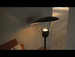 Wandlamp zwart Bedlamp met schakelaar 'Fabiola'