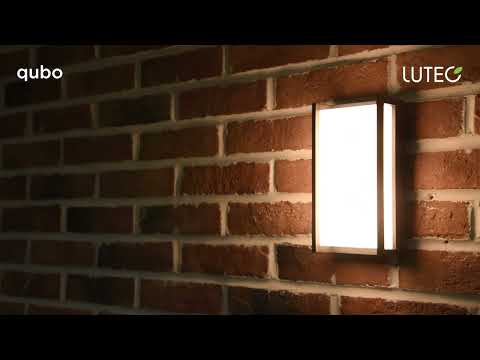 Wandlamp donker grijs led 'Qubo' vierkant voordeur verlichting 3000k