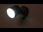 Buitenspot zwart led verstelbaar 'Explorer' 3000k warm wit