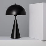 Tafellamp zwart modern 'Sumo' zwart metaal e27 fitting 52 cm