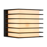Buitenlamp zwart gevelverlichting E27 fitting 'Fluctus' 13 cm