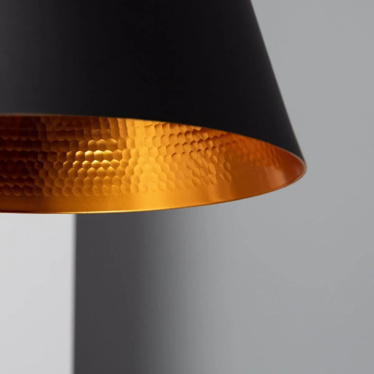 Retro hanglamp zwart goud modern 