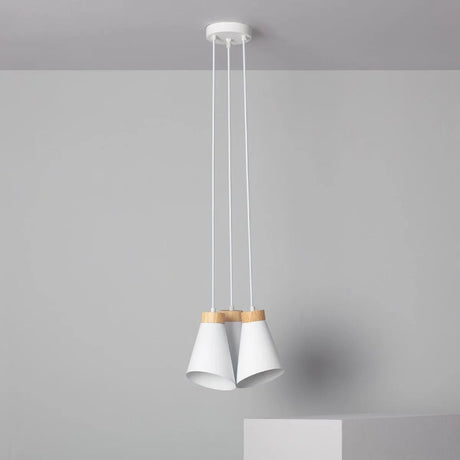 Hanglamp marije met 3 kappen E27 fittingen 