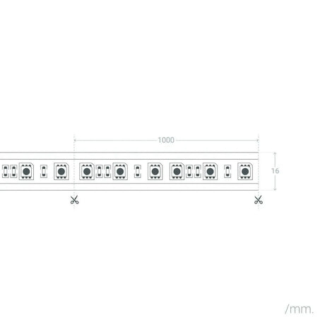 led strip rgb 50 meter foir met afstandsbediening dimbaar 