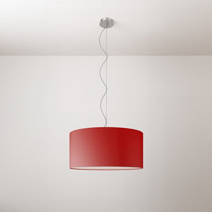 Hanglamp stof Cillindro rond 48 cm   Made in Italy