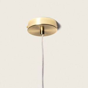 Hanglamp Rood Glas E27 rond 20 cm