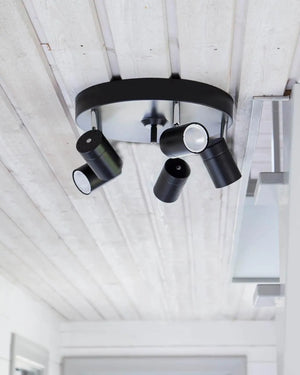 Plafondspot zwart 7391741007308  plafondlamp gang hal slaapkamer