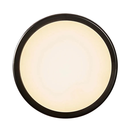 zwarte ronde wandlamp LED lichtbronnen design aluminium kunststof 5704924004735 2019171003 2140599 warm wit