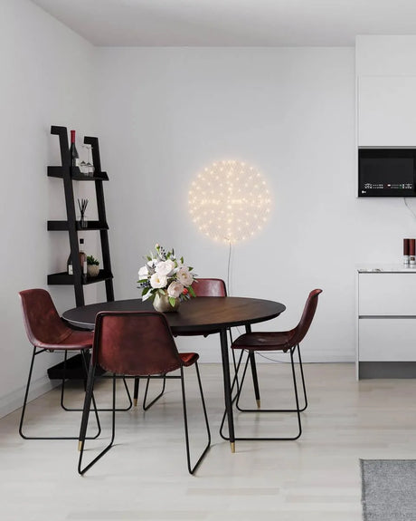 Gouden wandlamp met LED lichtbronnen design scandinavisch by rydens