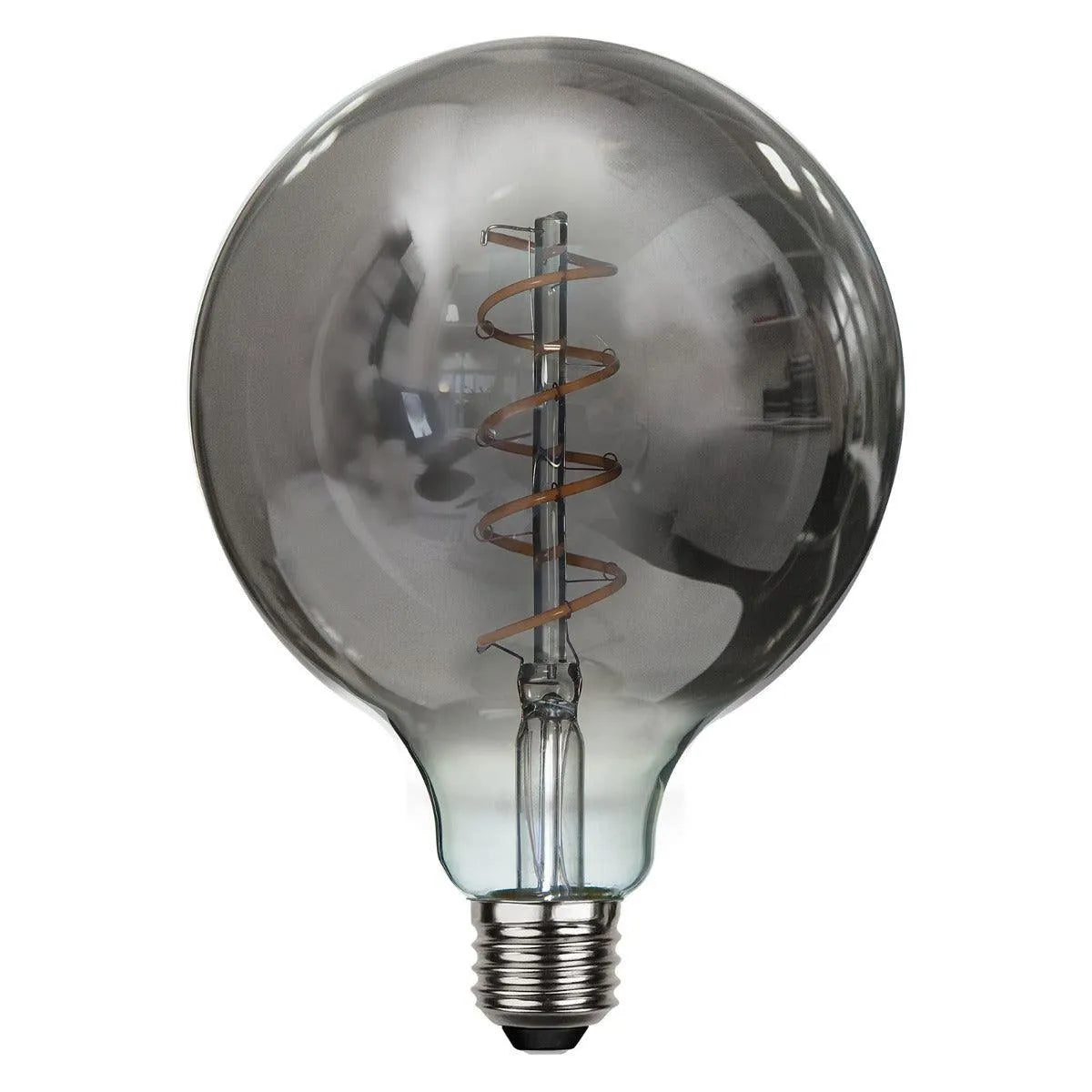 Globe rookglas g125 warm wit led lamp 125mm 