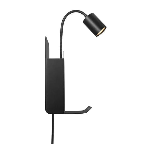 Leeslamp Bedlamp met 2X USB en schakelaar GU10 fitting Roomi - FOIR