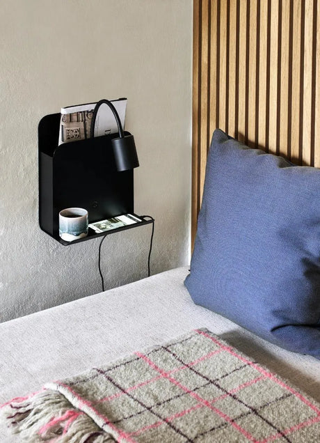 Wandlamp leeslamp schakelaar usb poorten verstelbaar gu10 fitting nordlux roomi designverlichting