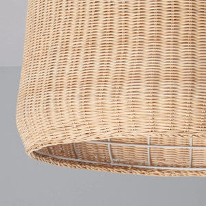Rotan gevlochten e27 fitting modern led lamp 