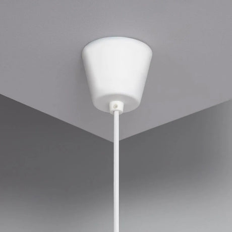 Plafondkap rond boven eettafel e27 fitting