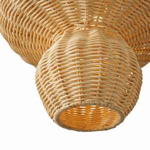 Lampenkap Rotan 'Allie' E27 fitting 30 cm