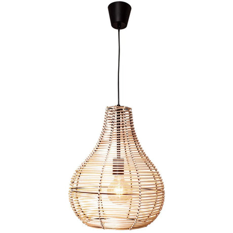 Hanglamp hout e27 granada led lamp modern