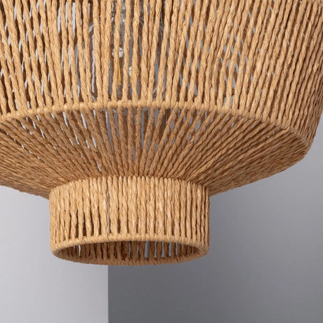 Hanglamp gevlochten 'Sahara' touw modern e27 fitting 36 cm - FOIR