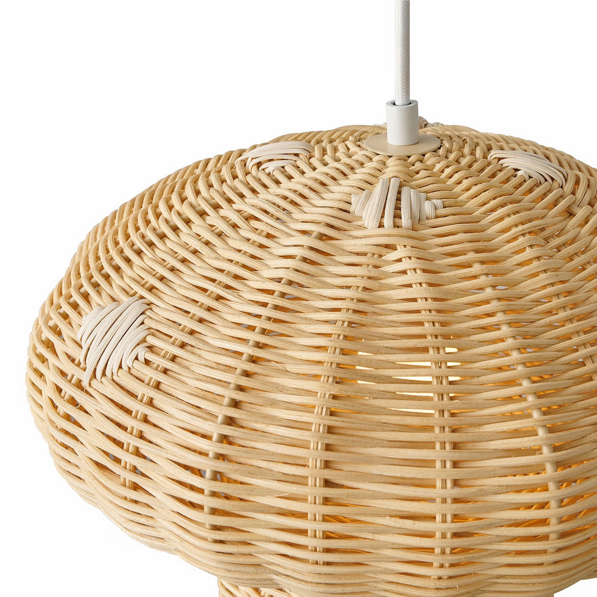 Lampenkap Rotan 'Allie' E27 fitting 30 cm