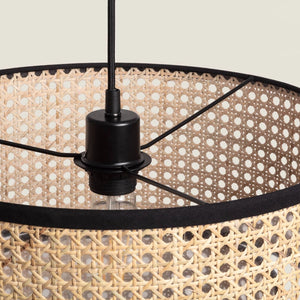 Hanglamp rotan e27 fitting Gevlochten 40 cm