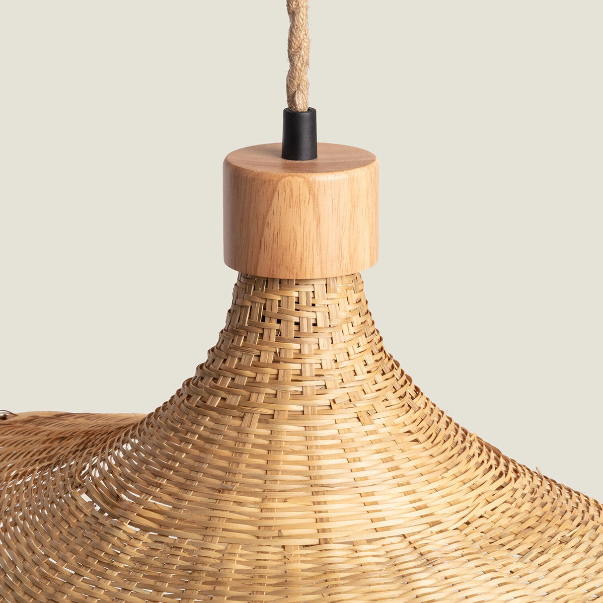Hanglamp Rotan led lamp Katma 52 cm