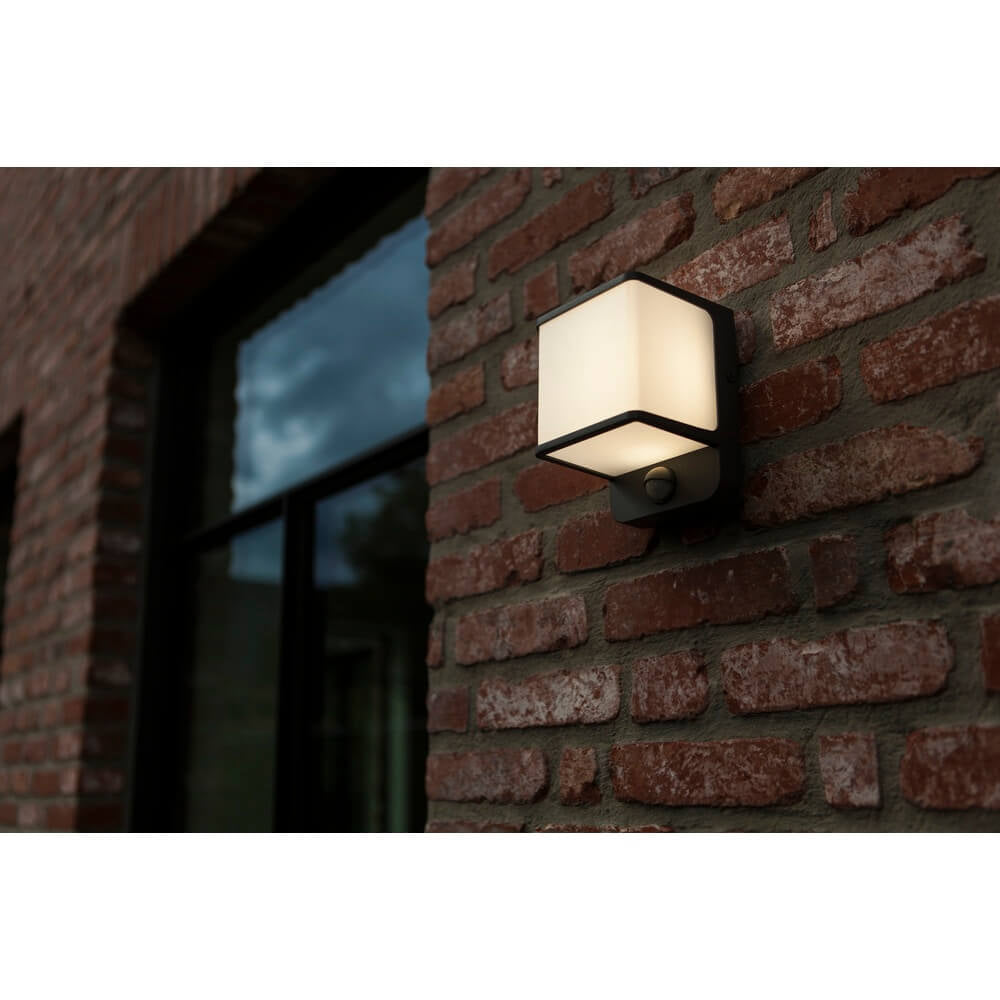 Buitenlamp vierkant met sensor Doblo